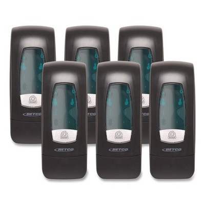 Clario C3 Manual Foam Soap Dispenser, 5.08 x 4, x 12.1, Black, 6/Carton