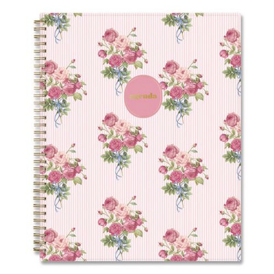 Sincerely Jules Helenora Academic Year Weekly/Monthly Planner, 11 x 8.5, Pink Floral Cover, 12-Month: July 2025 to June 2026