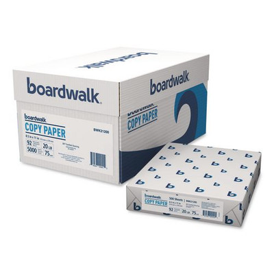 Copy Paper, 92 Bright, 20 lb Bond Weight, 8.5 x 11, White, 500 Sheets/Ream, 10 Reams/Carton
