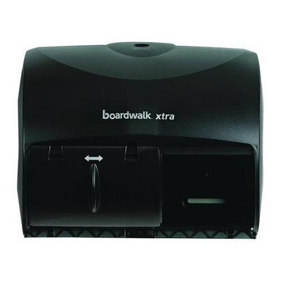 Xtra Twin-Roll Controlled Bath Tissue Dispenser, 11.13 x 7.38 x 8.88, Translucent Black