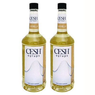 Vanilla Syrup, 33.81 oz Bottle, 2/Carton
