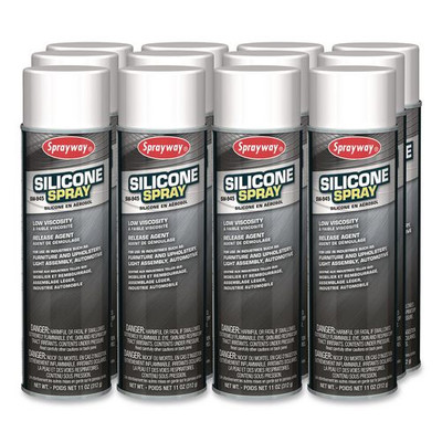 Silicone Spray, 20 oz Can, 12/Carton