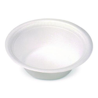 Concorde Foam Bowls, 12 oz, White, 125/Pack