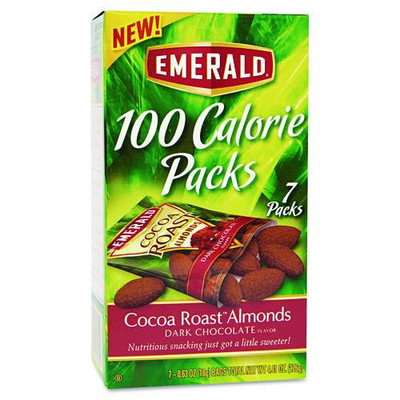 100 Calorie Pack Cocoa Roast Almonds, 0.63 oz Packs, 7/Box