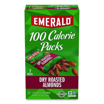 100 Calorie Pack Nuts, 0.63 oz Pack, 7/Box