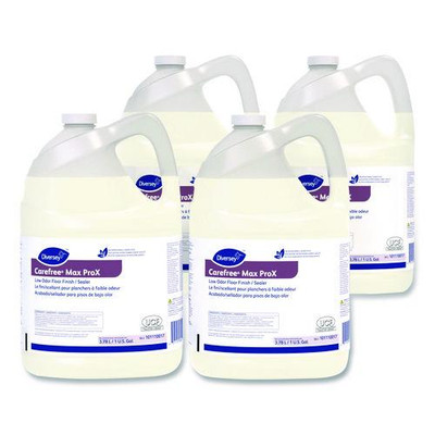 Carefree Max ProX Low Odor Floor Finish Sealer, 1 gal Bottle, 4/Carton