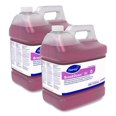 Breakdown Extra Concentrated Odor Eliminator, Fresh Scent, 6 qt Bottle, 2/Carton