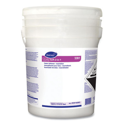 Clax Soft 2-in-1 53B1, Floral Scent, 5 gal Pail