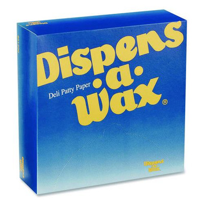 Dispens-A-Wax Waxed Deli Patty Paper, 6 x 6, 1,000/Box, 10 Boxes/Carton