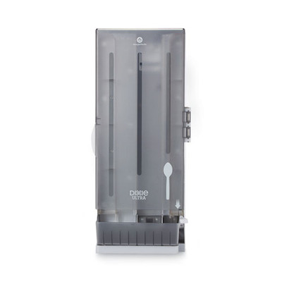 SmartStock Dining Utensil Dispenser, Holds 120 Spoons, 10 x 8.78 x 24.75, Smoke