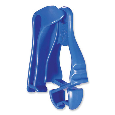 Squids 3405 Belt Clip Glove Clip Holder, 1 x 1 x 6, Acetal Copolymer, Blue