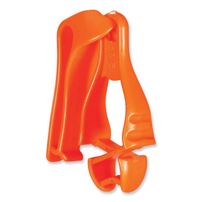 Squids 3405 Belt Clip Glove Clip Holder, 1 x 1 x 6, Acetal Copolymer, Orange