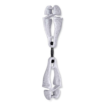 Squids 3420 Dual Clip Swivel Glove Clip Holder, 1 x 0.6 x 5.5, Acetal Copolymer, Granite