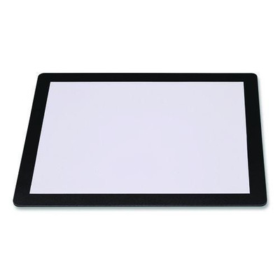 Menu Holder For 8.5 x 11 Menus, Landscape Orientation, 12.6 x 10.2 Holder, Clear/Black