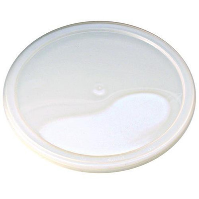 Pro Kal Polyethylene Flush Fill Round Deli Lids, 4.6" Diameter, Clear, Plastic, 500/Carton