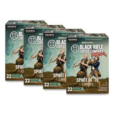 Spirit of '76 Coffee K-Cups, 22/Box, 4 Boxes/Carton