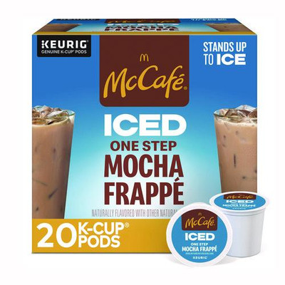 Mocha Frappe Iced Coffee Keurig K-Cup Pods, 20/Box