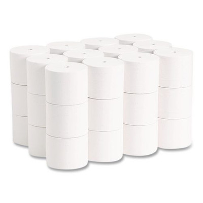 Compact Coreless Recycled Toilet Paper, 2-Ply, White, 1,000 Sheets/Roll, 36 Rolls/Carton
