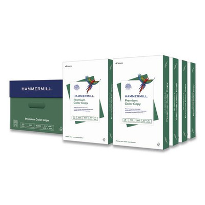 Premium Color Copy Print Paper, 100 Bright, 28 lb Bond Weight, 8.5 x 14, Photo White, 500 Sheets/Ream, 8 Reams/Carton