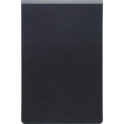 Pressboard Report Cover With Tyvek Reinforced Hinge, Two-piece Prong Fastener, 3" Capacity, 11 X 17,  Black/black