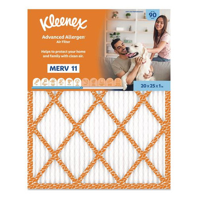 Advanced Allergen Air Filter MERV 11, 20 x 25, 6/Carton