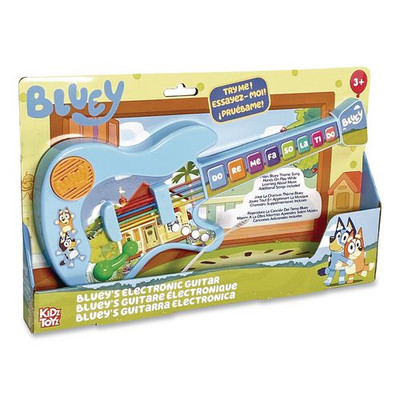 Music Time Band Electronic Guitar, Ages 3 and Up, Blue/Orange/Green