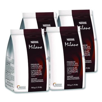 Milano Premium Chocolate Hot Cocoa Mix, 28 oz Packet, 4/Carton