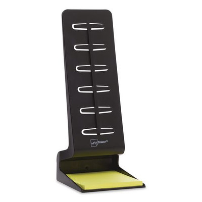 Mini Note Holder, Plastic, Black