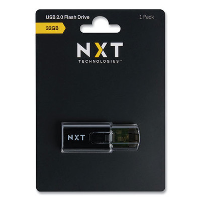 USB 2.0 Type-A Flash Drive, 32 GB, Black