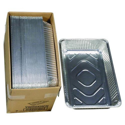 Aluminum Steam Table Pan, Full-Size Deep Heavy Duty, 3.37" Deep, 19.6 x 11.6, 40/Carton
