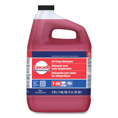 All-Temp Detergent, Unscented, 1 gal Bottle, 2/Carton