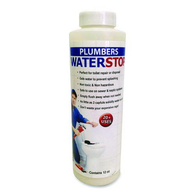 Water Stop, 17.75 L, 12 oz Bottle, 12/Carton