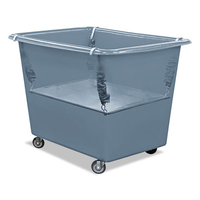 Poly Spring Lift, 23 x 35.52, 16 Bushel, Vinyl/Steel, Gray