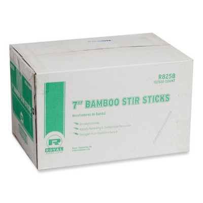 Bamboo Stir Sticks, 7", 5,000/Carton