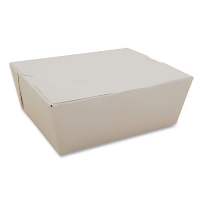 ChampPak Carryout Boxes, 6 x 4.75 x 2.5, White, Paper, 300/Carton