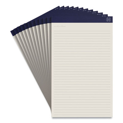 Notepads, Wide/Legal Rule, (50) Ivory 8.5 x 14 Sheets, 12/Pack