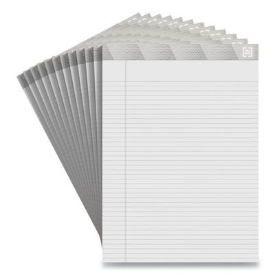 Notepads, Narrow Rule, (50) White 8.5 x 11 Sheets, 12/Pack