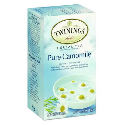 Tea Bags, Pure Camomile, 1.76 oz, 25/Box
