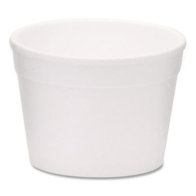 Foam Containers, Tall Style, 32 oz, White, 1,000/Carton