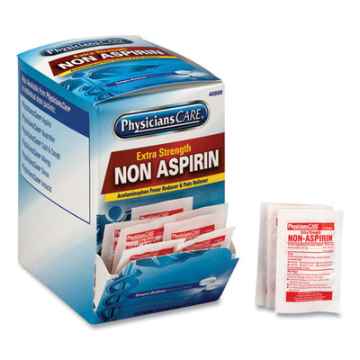 Pain Relievers/medicines, Xstrength Non-aspirin Acetaminophen,2/packet,125 Pk/bx