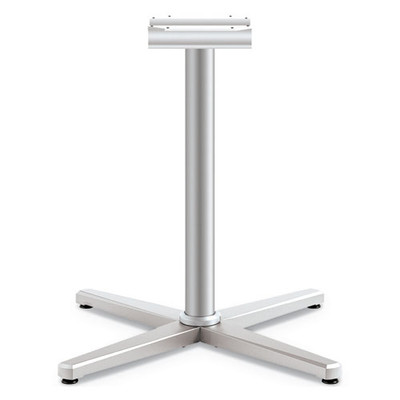 Arrange X-leg Base For 42-48" Tops, 32w X 32d X 28h, Silver Arrange X-leg Base For 42-48" Tops, 32w X 32d X 28h, Silver