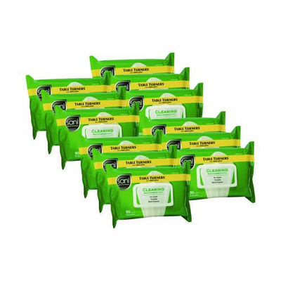 Multi-surface Cleaning Wipes, 11.5 X 7, Fresh Scent, White, 90 Wipes/pack, 12 Packs/carton