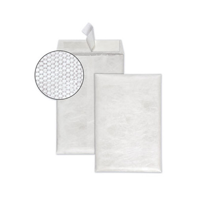 Bubble Mailer Of Dupont Tyvek, #0, Air Cushion Lining, Redi-strip Closure, 6.5 X 9.5, White, 25/box