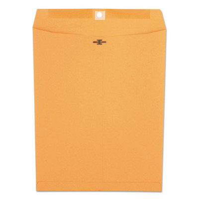 Kraft Clasp Envelope, 32 Lb Kraft Stock, #97, Square Flap, Clasp/gummed Closure, 10 X 13, Brown Kraft, 100/box