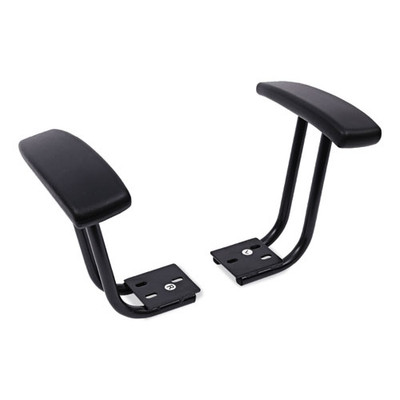 Alera Fixed T-arms For Interval And Essentia Series Chairs And Stools, Black