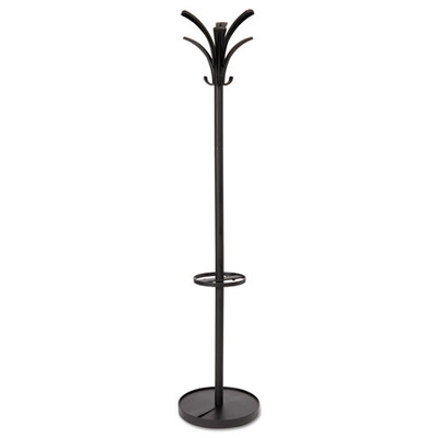 Brio Coat Stand, 13.75w X 13.75d X 66.25h, Black Brio Coat Stand, 13.75w X 13.75d X 66.25h, Black