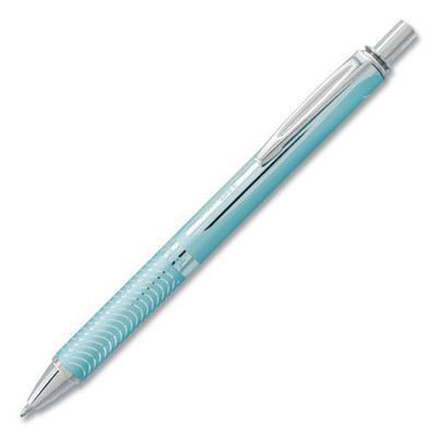 Energel Alloy Rt Gel Pen, Retractable, Medium 0.7 Mm, Black Ink, Aquamarine Barrel Energel Alloy Rt Gel Pen, Retractable, Medium 0.7 Mm, Black Ink, Aquamarine Barrel
