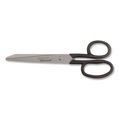 Kleencut Stainless Steel Shears, 8" Long, 3.75" Cut Length, Black Straight Handle