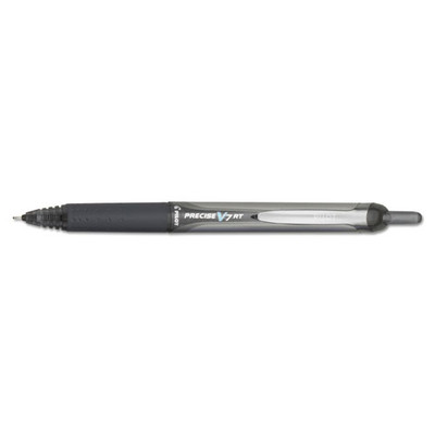 Precise V7rt Roller Ball Pen, Retractable, Fine 0.7 Mm, Black Ink, Black Barrel