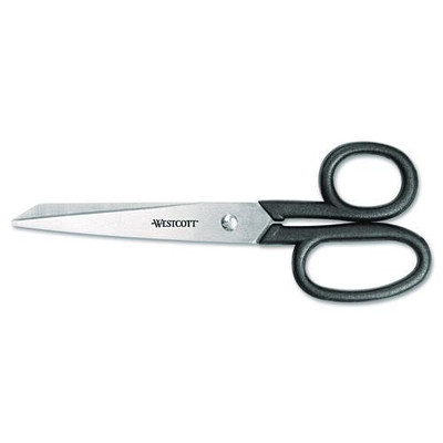 Kleencut Stainless Steel Shears, 7" Long, 3.31" Cut Length, Black Straight Handle